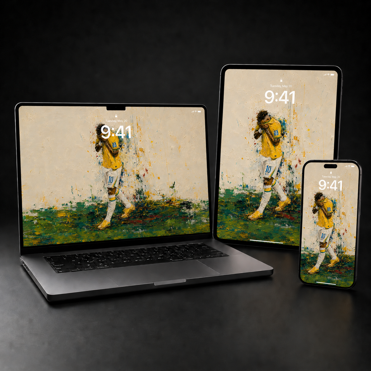 'Joga Bonito' (Individual Wallpaper)